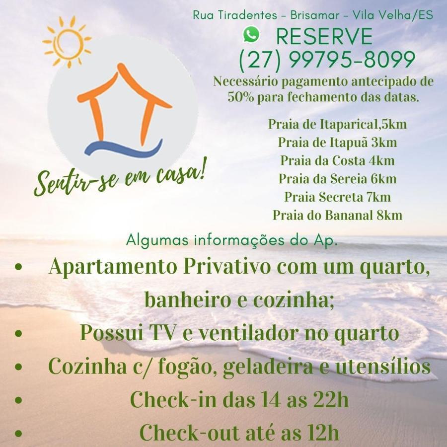 Ferienwohnung Ap 7 Inteiro Privatico C\ Wi-Fi. Sentir_Se Em Casa! Vila Velha  Exterior foto
